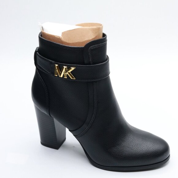 Michael Kors Jilly Heeled Bootie Black 6 M - Picture 3 of 5